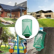 Ovzne Ranch Fly Trap - Reusable Fly Trap With Tray For Indoor Outdoor Hanging Farms, Stable, Garden, Orchard green